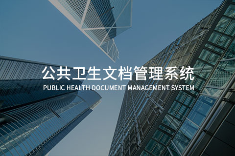 广东省某卫生系统部门-公共卫生文档管理系统